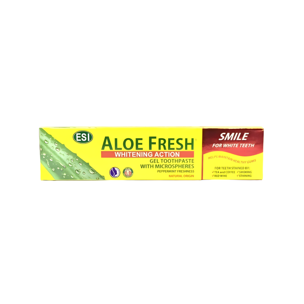 諾固® ALOE FRESH 蘆薈+七葉樹草本凝膠配方精油牙膏